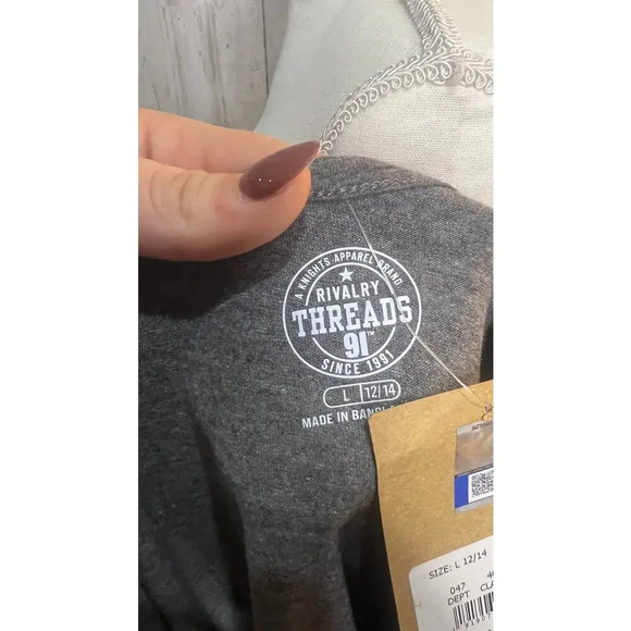 NWT Maryland Terrapins Women's Large Gray Sleeveless Tank Top Casual‎ Summer - Picture 5 of 5